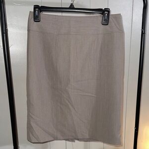 Worthington Taupe Pencil Skirt
